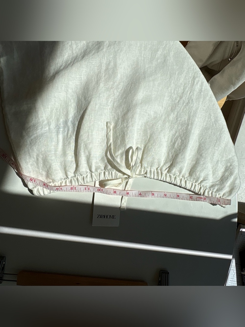 Zara Home White Linen Maxi Skirt - size M - Picture 6 of 8